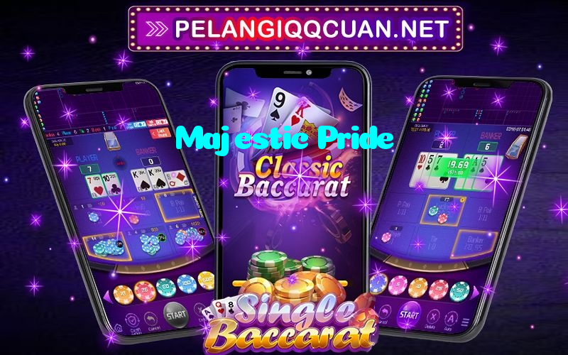 Majestic Pride casino presented on mobile device in Pakistan with slots and live games